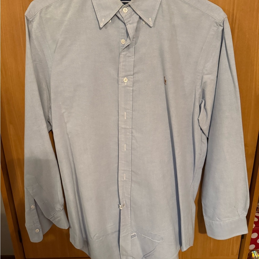Ralph Lauren Men's Light Blue Dress Shirt